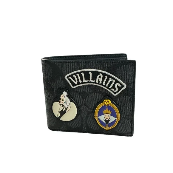 Coach Villians3 in 1 Wallet In Signature Canvas With Patches new